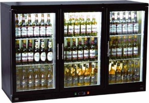 CSA Karacasan Üç Kapılı Set Üstü Bar Arkası Şişe Soğutucu Buzdolabı (310 Litre)