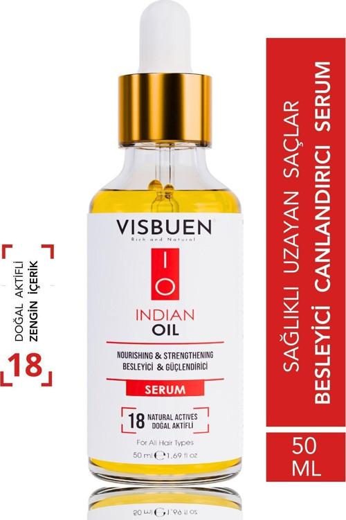 Hint Yağı 18 Doğal Aktifli Hızlı Saç Uzatma Ve Besleyici Etkili Serum