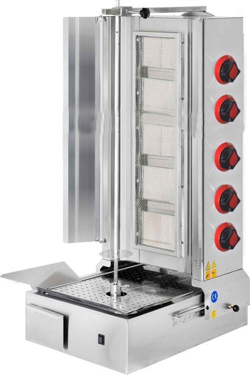 CSA Karacasan  Tüplü 5 Radyanlı Alttan Motorlu Döner Ocağı Makinesi