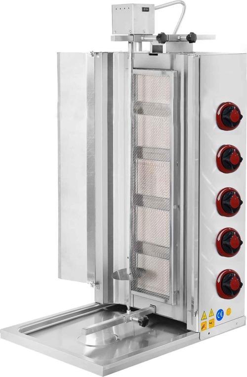 CSA Karacasan  Tüplü 5 Radyanlı Üstten Motorlu Döner Ocağı Makinesi