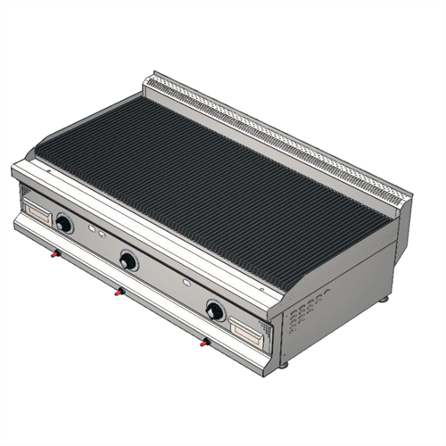 CSA Karacasan 900 Seri Set Üstü 120 cm Tüplü Lavataş Döküm Izgara 120x90x85Cm