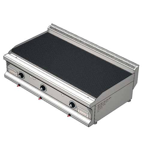 CSA Karacasan 900 Seri Set Üstü 120 cm Tüplü Lavataş Döküm Izgara 120x90x85Cm