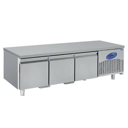 CSA Karacasan (304 Çelik) 210 Lt 200 cm Üç Kapılı 700'Lük Tezgah Altı Buzdolabı