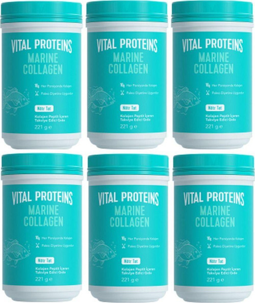 6'Lı Fırsat Nestle Marine Collagen Nötr Tat 221 Gr