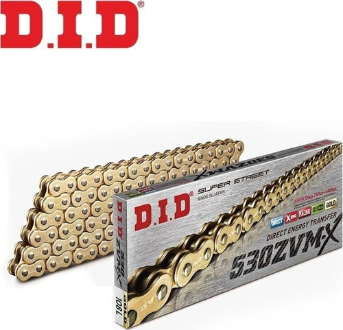DID 530ZVM-X GOLD X-RİNG ZİNCİR-108 BAKLA YAMAHA YZF R THUNDERCAT 600cc 1996-2003