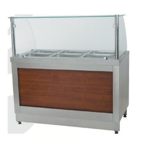CSA Karacasan Sıcak Servis Benmarisi Tüplü Tezgahlı 160X90X85/135cm