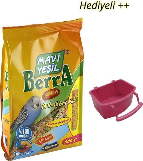 Muhabbet Kuşu Yemi Ballı Kraker Ve Yemlik Hediyeli 500 Gr