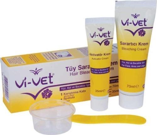 Tüy Sarartıcı Krem 3Lü Set Aktivatör Krem 35 Ml + Tüy Sarartıcı Krem 70 Ml + Karıştırma Kabı