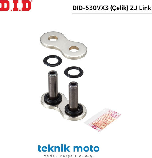 DID-530VX3 ÇELİK Z J BİRLEŞTİRİCİ BAKLA 2006-2010