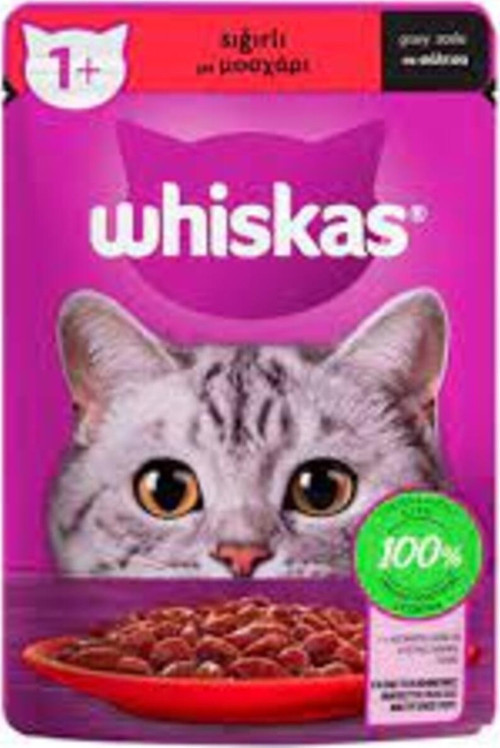Pouch Sos Içinde Sığır Etli Yetişkin Kedi Konservesi 85Gr