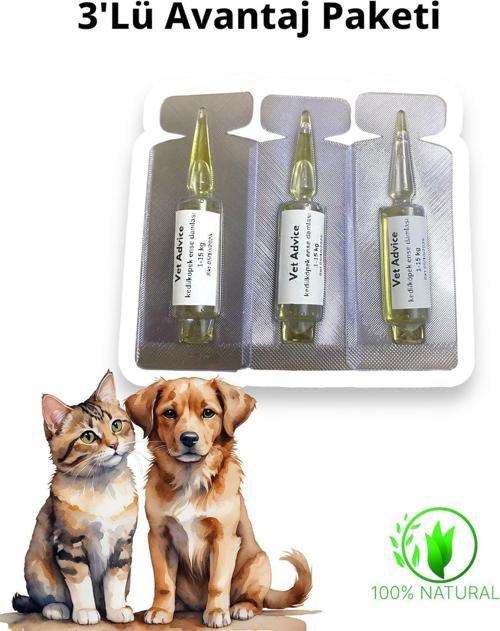 Kedi Köpek Yavru Deri Ve Tüy Bakım Bitkisel Damla