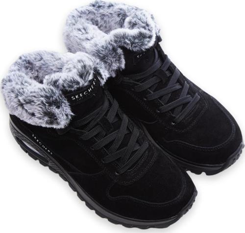 167433Z Uno Rugged Memory Foam Siyah Kadın Bot