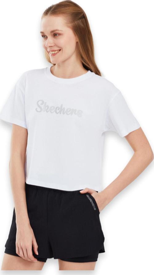 S241212 Graphic W Sleeve Beyaz Kadın T-Shirt