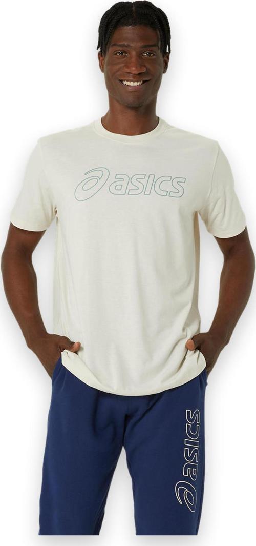 2031E188 Logo Ss Tee Kırık Beyaz Erkek T-Shirt
