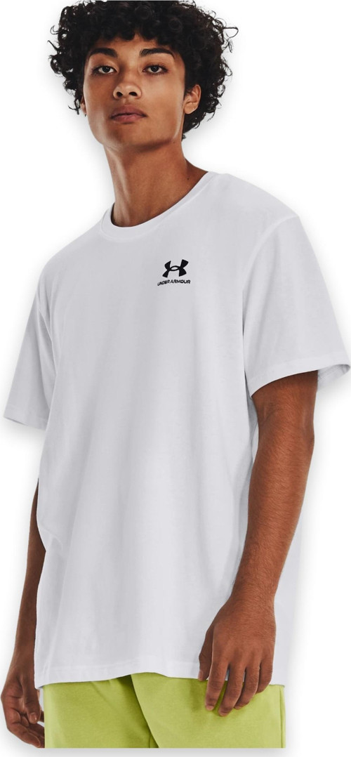 1373997 Ua M Logo Emb Heavyweight Ss Beyaz Erkek T-Shirt