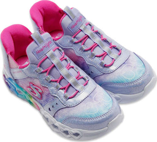 303755 N Infinite Heart Lights Eternal Shimmer Mavi Kız Çocuk Spor Ayakkabı