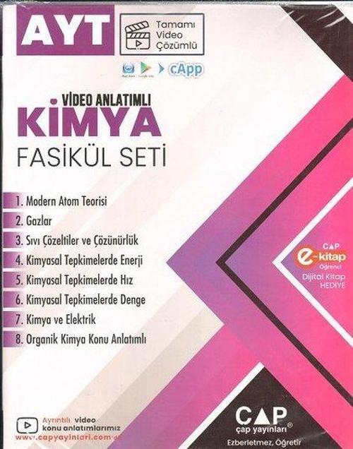 2023 AYT Kimya Video Anlatımlı Fasikül Set