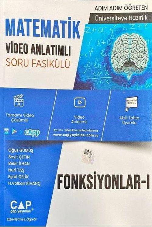 2023 Matematik Fonksiyonlar 1 Video Anlatımlı Soru Fasikülü