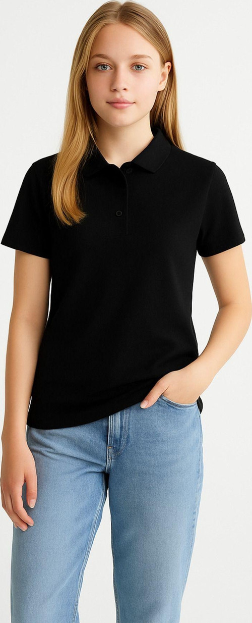 Kadın Polo Yaka Tişört Şık, Basic, Pamuklu Kısa Kollu Yazlık T-Shirt Nefes Alan Kumaş, Günlük & Şık