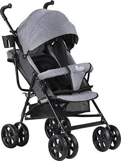 Sa-7 Tam Yatar Baston Bebek Arabası Gri 04SA790