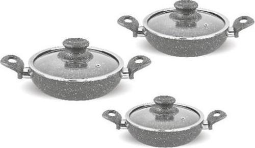 G5001 6 Parça Granit Omlet Set Gri