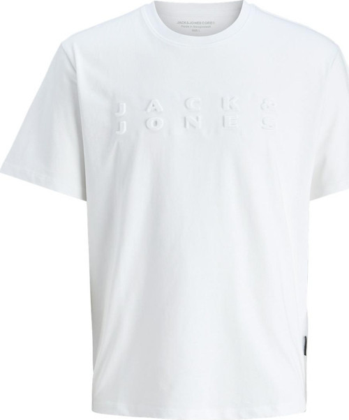 Jcopacer Prınt Tee Ss Crew Neck Erkek Beyaz Tshirt 12273295-01