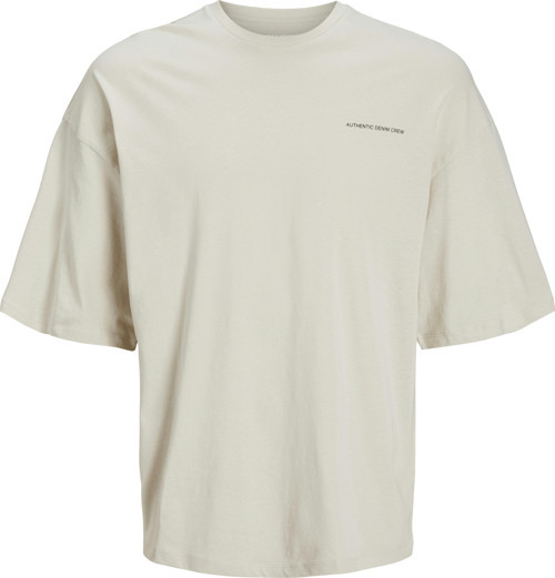 Jjalmos Tee Ss Crew Neck Erkek Bej Tshirt 12273506-06