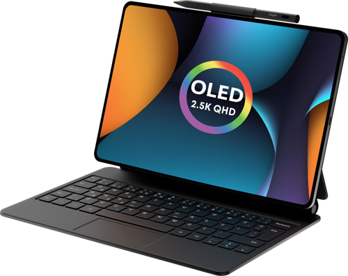 PAD H10 Pro 12.6" OLED Tablet 8GB RAM 256GB + Casper H10 Pro Klavyeli Tablet Kılıfı + Prestige Kalem