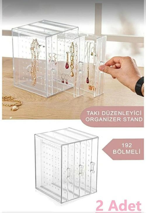 2 Adet Çekmeceli Takı Organizeri