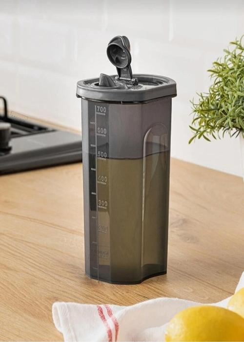 Ölçekli Yağdanlık - Sıvı Yağlık Sirkelik 750 Ml