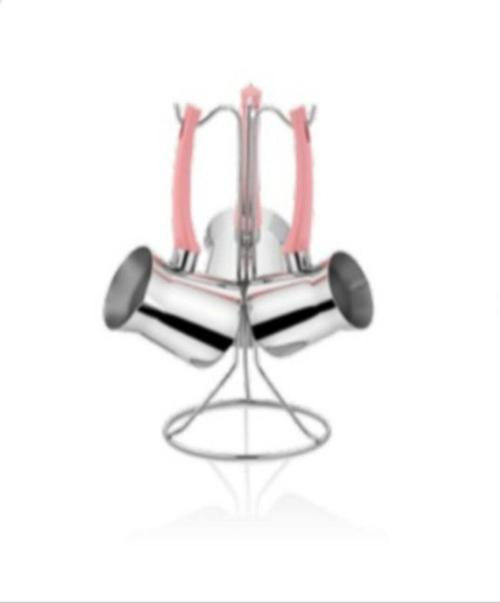 Sahra Cezve Takımı Sade Pembe