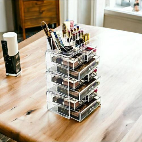 Makyaj Düzenleyici Organizer 7 Katlı 9 Çekmeceli