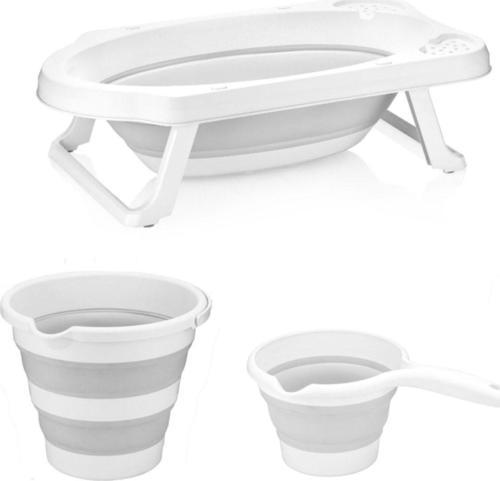 Ahir Ticaret Katlanır Bebek Yıkama Banyo Seti 3 Parça