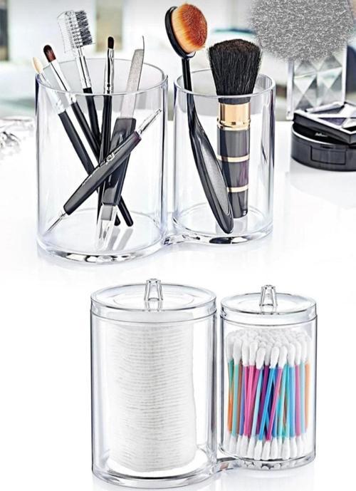 Ikiz Kutular Pamukluk Makyaj Malzemeleri Düzenleyici Ak - 730