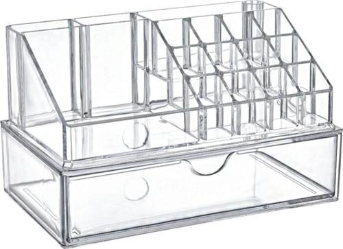 Ak611 Organizerli Çekmeceli Takı Kutusu – Makyaj Malzemesi Düzenleyici