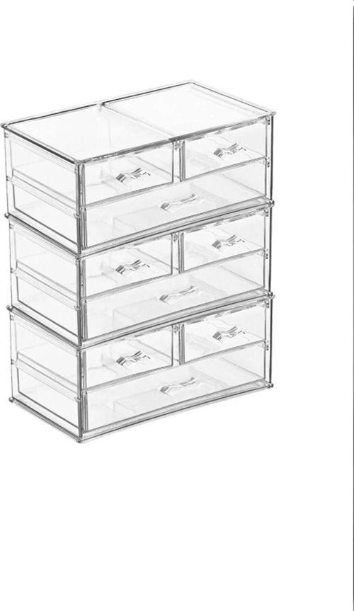 6 Katlı 9 Çekmeceli Organizer 24X14X30 Cm