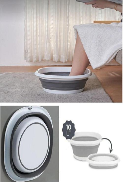 Katlanır Badya Leğen Akordiyon Katlanabilir Badya 10 Litre