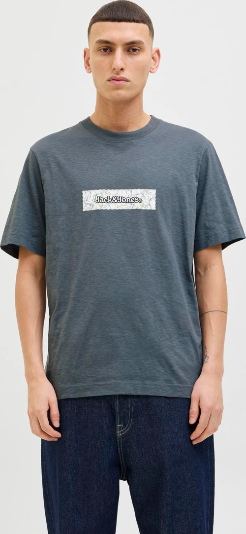 Jorsplıt Aop Brandıng Tee Ss Crew Pls Erkek Antrasit Büyük Beden Tshirt 12278577-16