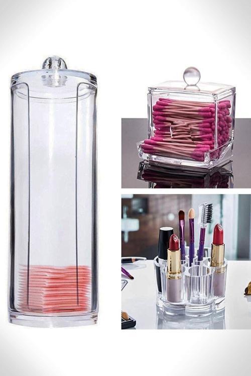 3'Lü Organizer Set & Makeup Organizer Set With 3