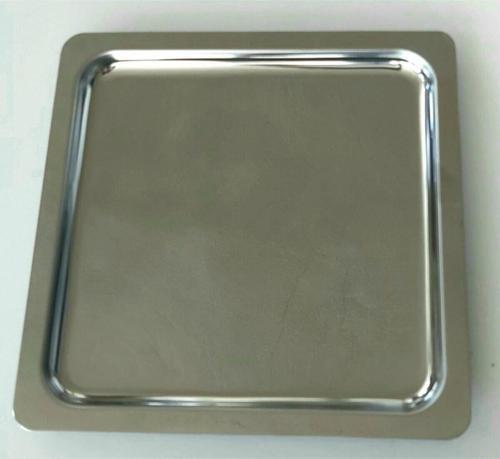 Paslanmaz Çelik Kare Kahve Sunum Tepsisi