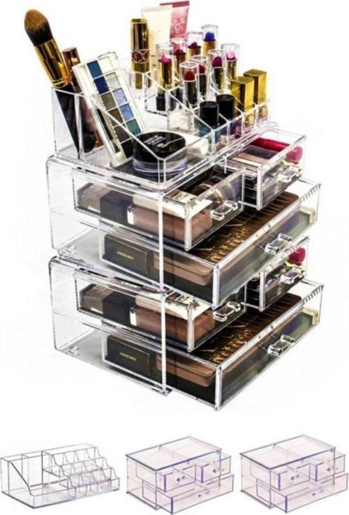 5 Katlı 6 Çekmeceli Akrilik Organizer Makyaj Düzenleyici Set