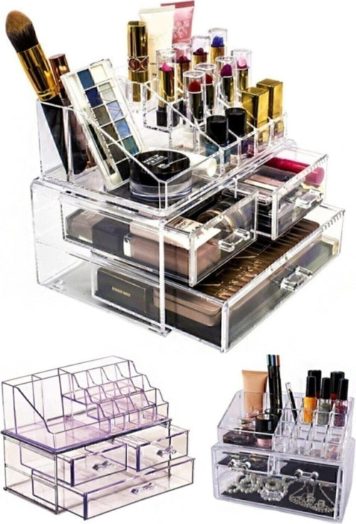 3 Çekmeceli Makyaj Düzenleyici Organizer Set