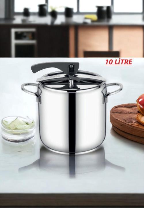 Kulplu 10 Lt. Güveç Düdüklü Tencere