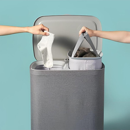 Garb İki Bölmeli Kirli Sepeti - Joseph Model - 50 Litre