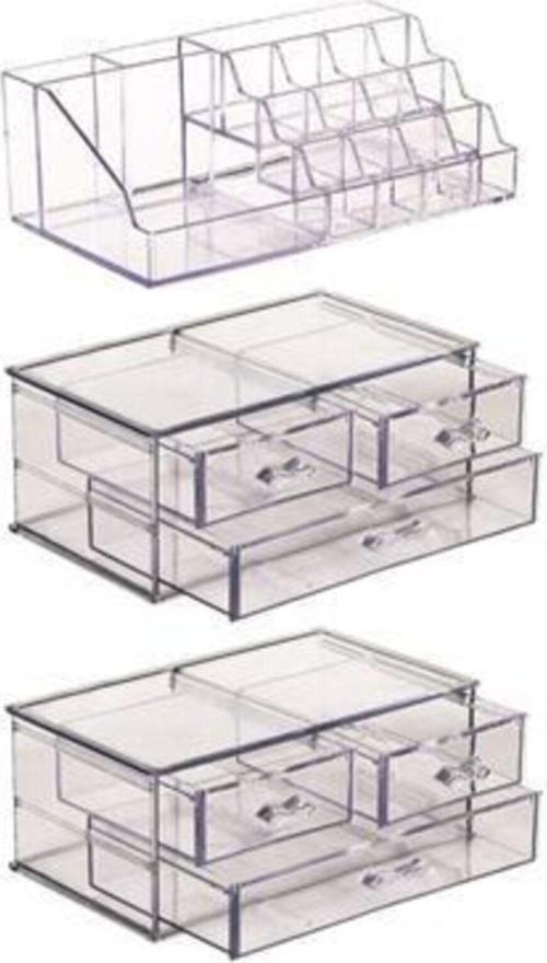 Makyaj Düzenleyici Set 5 Katlı 6 Çekmeceli Akrilik Organizer