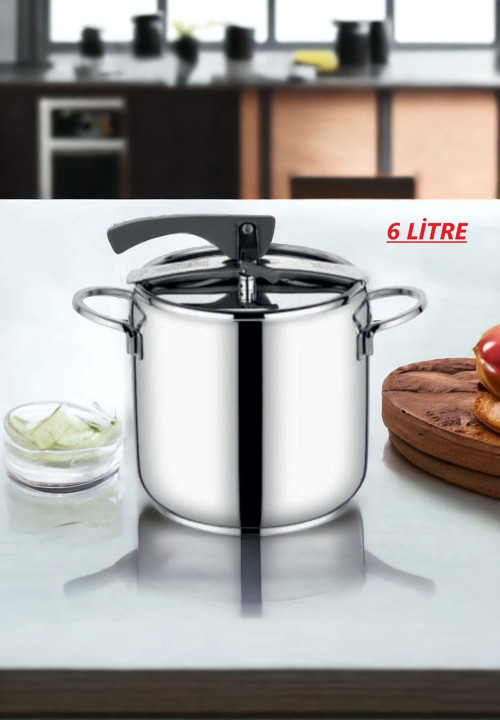 Kulplu 6 Lt. Güveç Düdüklü Tencere