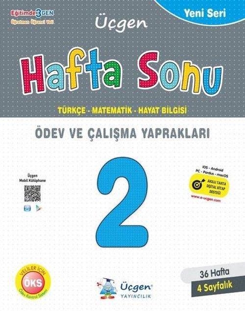 2.Sınıf Hafta Sonu Ödev ve Çalışma Yaprakları 36 Hafta