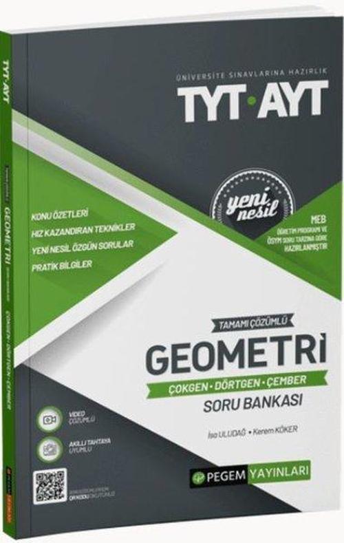 TYT AYT Geometri Çokgen-Dörtgen-Çember Soru Bankası