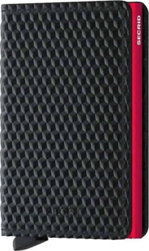 Slimwallet Cubic Black  Red
