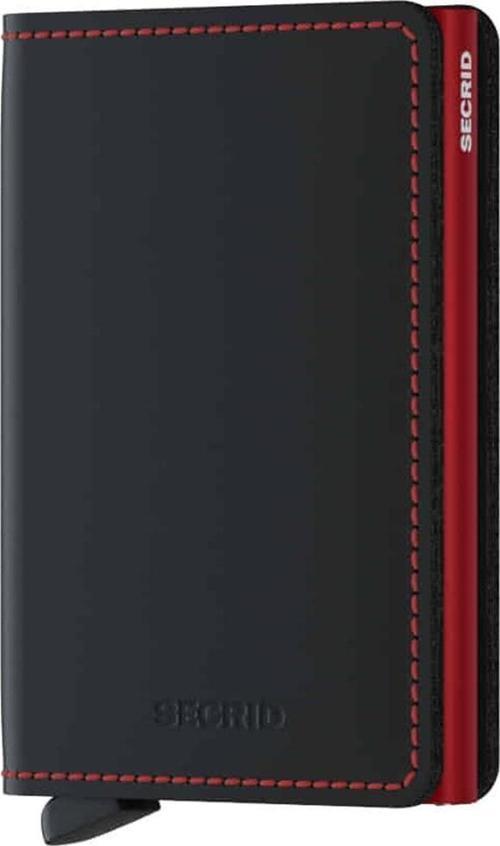 Slimwallet Matte Black& Red